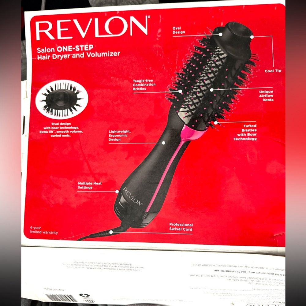 Revlon Black and Pink Hair Dryer and Volumizer‎